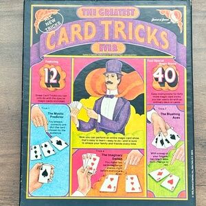 VINTAGE The Greatest Card Tricks Ever Magic Book Set Boxed 1976 Gamut of Games